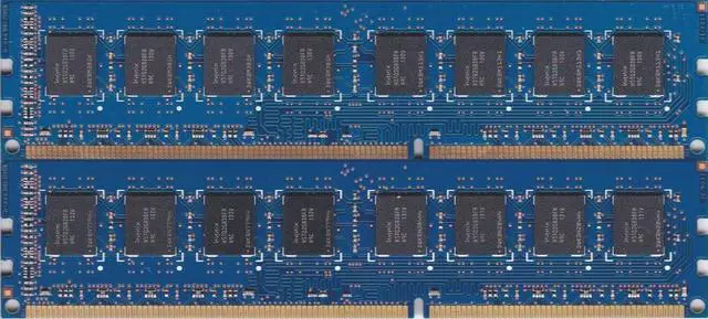 Alt view image 2 of 3 - 8GB kit, (2 x 4GB) 240-pin DIMM, DDR3 PC3-10600U,Dual Rank, Non ECC ram Memory Module by Hynix (HMT351U6CFR8C-H9)