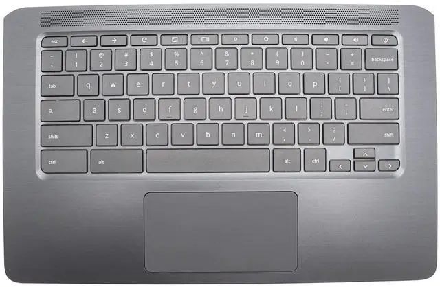 Main image of Generic Palmrest Upper Case with Keyboard Non-Backlit Assembly Replacement Part for HP Chromebook 14 14A G5 14-CA 14-DB L14354-001 L14355-001 L14356-001 L46581-001 L17093-001 L46013-001, kc-1118-4