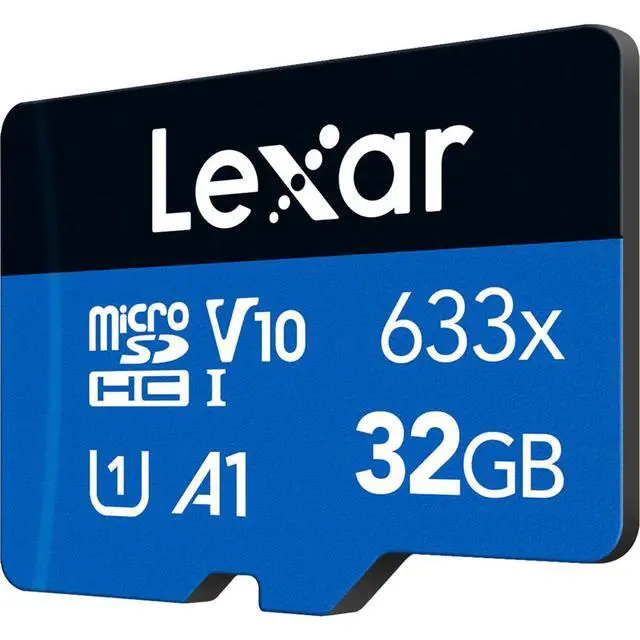 Alt view image 3 of 5 - Lexar 32GB (2-Pack) High-Performance 633x micro SD Card w/ SD Adapter, UHS-I, C10, U1, A1, Full HD, 4K, Up To 100MB/s Read Memory Card, for Smartphones, Tablets, and Action Cameras (LMS0633032G-B2ANU)