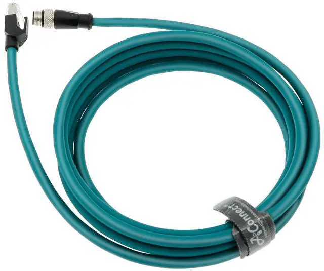 Alt view image 2 of 2 - AConnect M12-A-Code Ethernet-Cable for Cognex Industrial Camera M12 8 Pin Male A Code to RJ45 Shielded Ethernet High Flexible Cable 3M