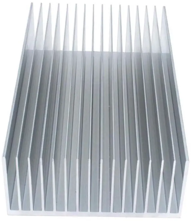 Alt view image 3 of 5 - Large Aluminum Heatsink 200 x 120 x 55mm / 7.87 x 4.72 x 2.17inch Heat Sinks Cooler Cooling Radiator for LED LCD CHIP Electronic Amplifier Transistor Heat Dissipation