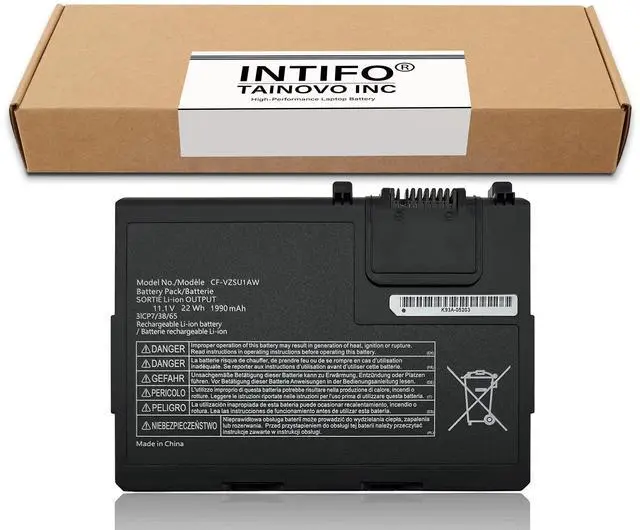 Alt view image 2 of 5 - INTIFO 22Whr CF-VZSU1AW Laptop Battery Compatible with Panasonic Toughbook CF-33 CF33 MK1 CF-33AEHFATG CF-33AEHGATG CF-33LEHFAT3 CF-33MK1 Notebook CF-VZSU1AR CF-VZSU1AJS [11.1V 1990mAh]