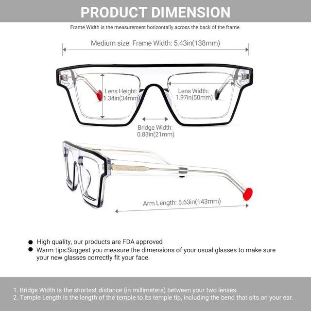Alt view image 3 of 4 - VOOGLAM Crystal Square Frame Eyewear for Women Men Treva