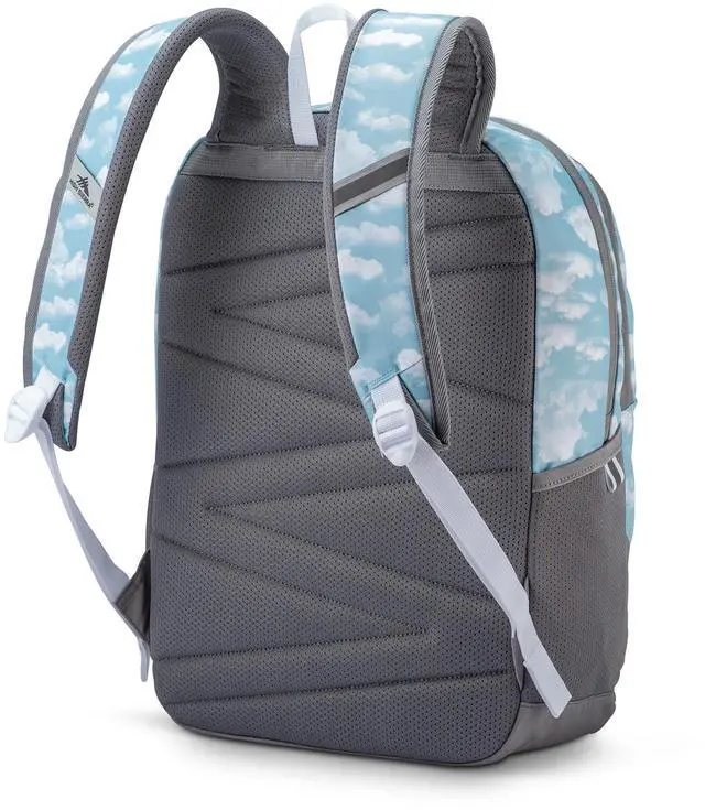 Alt view image 4 of 5 - High Sierra Outburst 2.0 Carry-On Daypack Book Bag with Padded Laptop Tablet Sleeve, 360 Degree Reflectivity, Fits Most 15.6" Laptops, 28L, Clouds