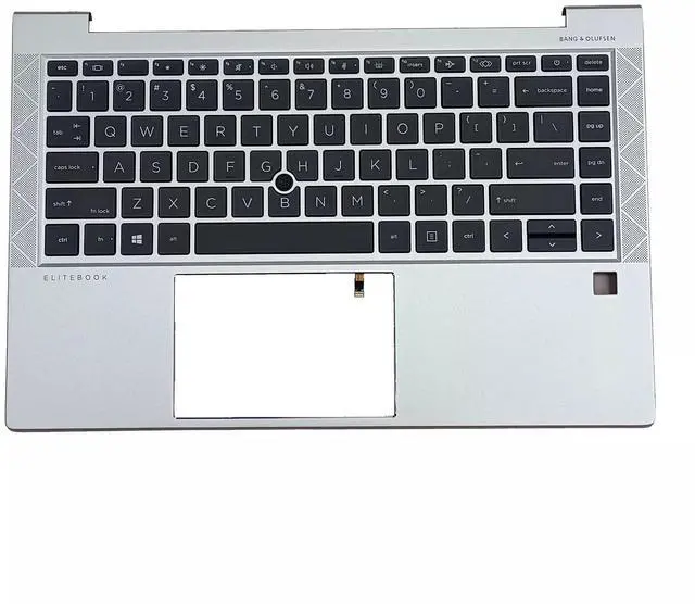 Main image of New Replacement for HP Elitebook 840 G7 840 G8 745 Laptop Upper Case Palmrest Backlit Keyboard Assembly Part M07090-001 M36312-001 Silver
