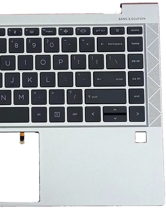 Alt view image 4 of 5 - New Replacement for HP Elitebook 840 G7 840 G8 745 Laptop Upper Case Palmrest Backlit Keyboard Assembly Part M07090-001 M36312-001 Silver
