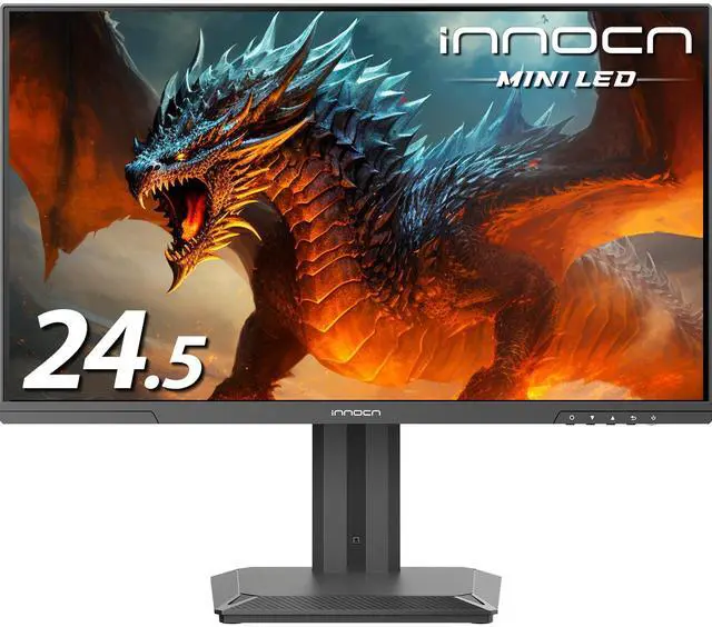 Main image of INNOCN 24.5" 2K QHD 2560 x 1440P 240Hz Monitor, Gaming Console Ready, Mini-LED Precisely Local Dimming, Monitor for Mac, HDMI 2.1, DP 1.4, Height Pivot Adjustable Stand, Black - 25M2S