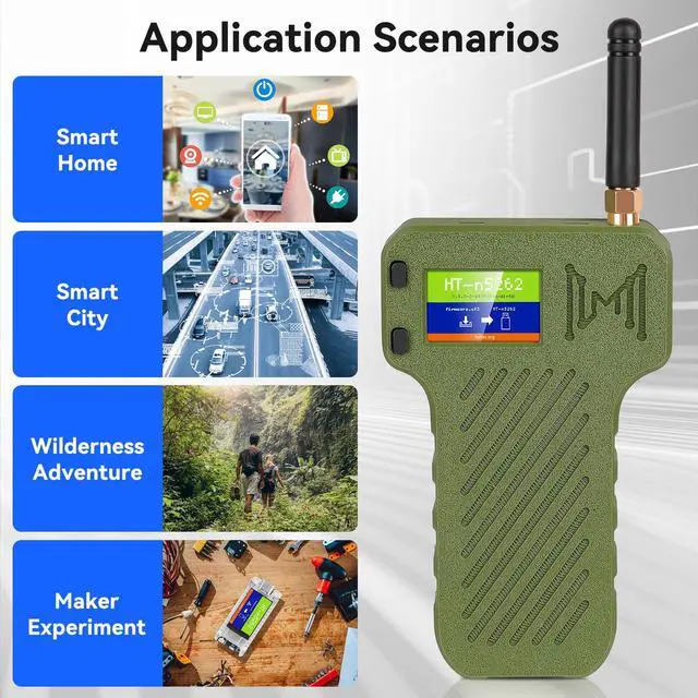 Alt view image 4 of 5 - Mesh Node T114 Board + 3000mAh Battery + N36 Case Set, TFT Display nRF52840 SX1262 Module with 915MHz Antenna Support Lo Ra Blue Tooth 5.0 GPS Solar Power Supply for Mesh Tastic Ar duino Lo Rawan IoT