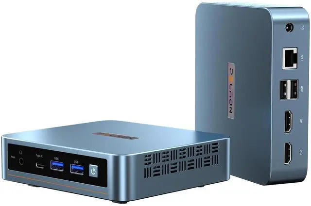 Main image of PELADN WI6 N100 Mini PC 16GB DDR4 RAM 512GB SSD, 12th Alder Lake N100 Desktop Mini Computers with Dual HDMI, Type-C, USB3.2, RJ45 LAN, WiFi5, BT4.2