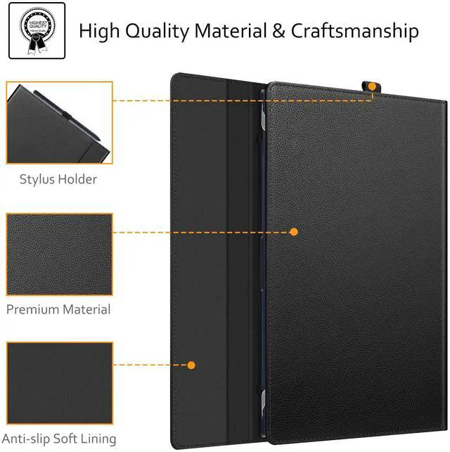 Alt view image 3 of 5 - Fintie Sleeve Case Cover for 15.6" Samsung Chromebook Plus XE550XGAA / Samsung Galaxy Book4 360 NP960XGK / Book3 360 NP750QFG / Book2 Pro 360 NP950QED / Book2 Pro NP950XED, Black