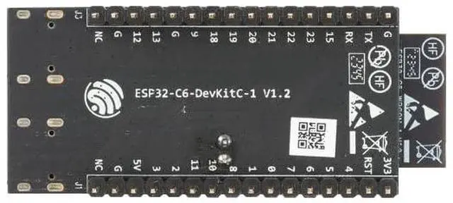 Alt view image 4 of 5 - EC Buying ESP32-C6-DevKitC-1-N8 Development Board ESP32 WiFi Development Board Module ESP32-C6-WROOM-1 32-bit 8MB SPI Flash ESP32-C6-WROOM Module Supports Wi-Fi BLE