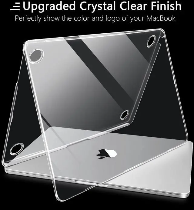 Alt view image 4 of 5 - Batianda Premium Crystal Case for New MacBook Air 15 inch 2025 M4 2024 2023 Release Model A3241 /A3114 M3 Lightweight Durable Scratch-Resistant, Easy Install, with Keyboard Cover, Transparent