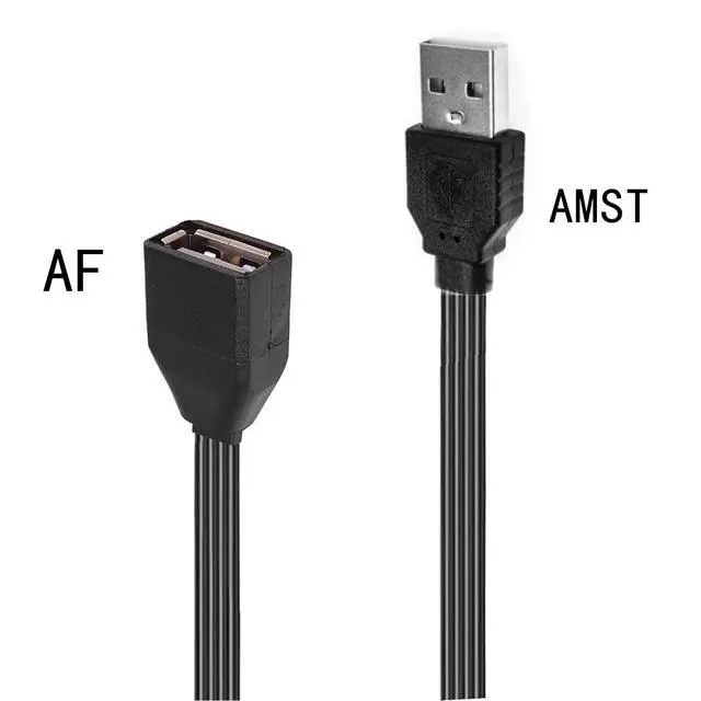 Alt view image 5 of 5 - STUPDOLERI USB Extension Cable USB Device with The USB 2.0 Port of Your PC, Notebook, or USB This 90 Degree USB Cable is USB Male to Female Data Cable Left and Right UP Angle 30CM, ST UP DO LE RI