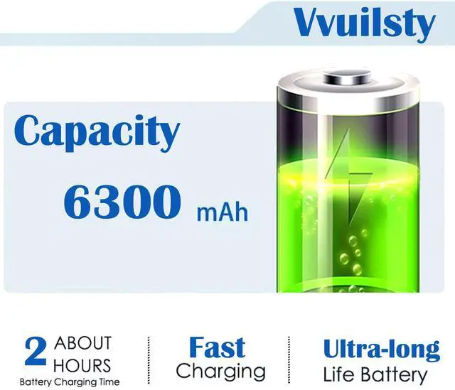Alt view image 2 of 4 - Vvuilsty 58-000187 2955C7 Replacement battery for HD 10 7th Gen 10.1" SL056ZE (2017 Release),Rechargeable 0 Cycle Battery Compatible with HD 10 7th 10.1" With Repair Tool Kits(Cable Length: 0.98 inch)