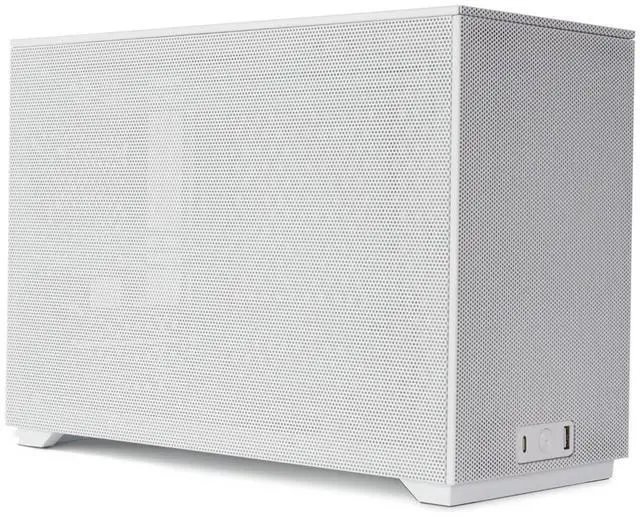 Main image of SSUPD Meshroom D Mini-ITX SFF PC Case 15L Full-Mesh Panel Tool-Free Access Supports RTX 5090 GPUs White