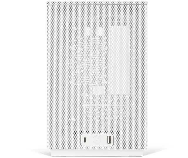Alt view image 2 of 5 - SSUPD Meshroom D Mini-ITX SFF PC Case 15L Full-Mesh Panel Tool-Free Access Supports RTX 5090 GPUs White