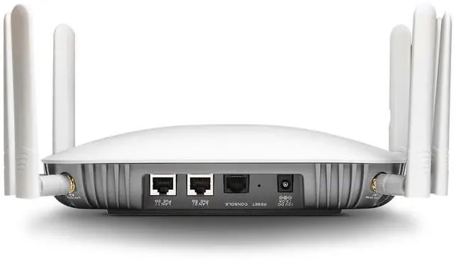 Alt view image 5 of 5 - Fortinet FortiAP 433G |4x4 Wi-Fi 6E Indoor Wireless Access Point - Tri Radio, External Antenna, 2 x 5GE RJ45 Ports (FAP-433G-A)