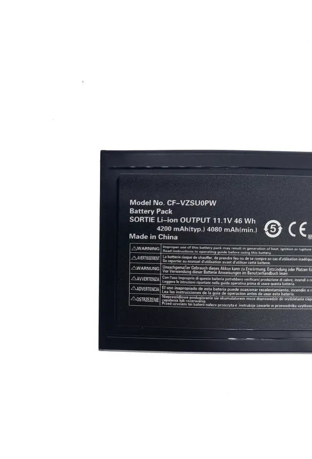 Alt view image 2 of 5 - CF-VZSU0PW Battery CF-VZSUOPW CF-VZSU0PR CF-VZSU0GW CF-VZSU0LW Compatible with Panasonic Toughbook CF54 CF-54 Mk1 Mk2 Mk3 Series 54 Gloved Multi Touch,54 Lite, 54 Performance, 54 Prime CF-54F9001KM