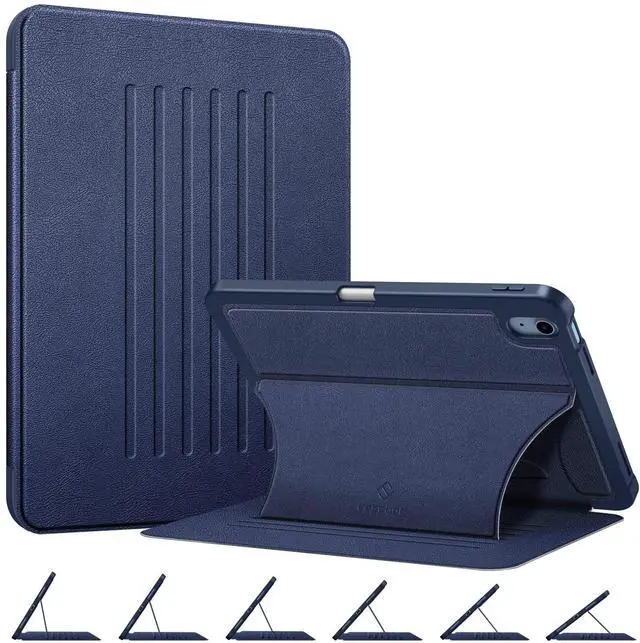 Main image of Fintie Magnetic Stand Case for iPad (A16) 11th Generation 11 Inch (2025), iPad 10th Generation 10.9 Inch (2022) - Multiple Angles Shockproof Rugged Soft TPU Cover with Pencil Holder, Navy
