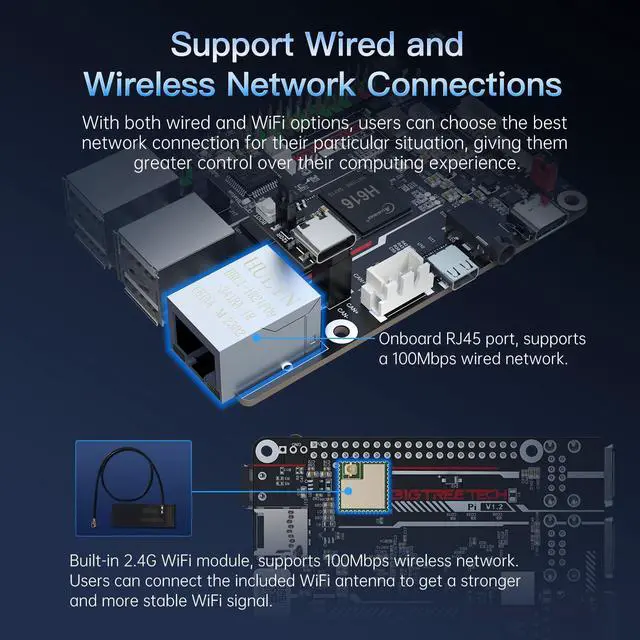Alt view image 5 of 5 - BIGTREETECH Pi + Octopus V1.1 Control Board Kit Support Run Klipper Firmware
