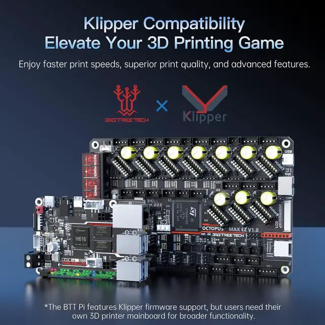 Alt view image 3 of 5 - BIGTREETECH Pi + Octopus V1.1 Control Board Kit Support Run Klipper Firmware