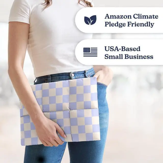 Alt view image 3 of 5 - Vandel Puffy Laptop Sleeve Case, 13-14 inch Laptop Sleeve Bag, Waterproof Fabric Laptop Case 13.3 Inch, Compatible with MacBook Air/Pro 13 / Pro 14