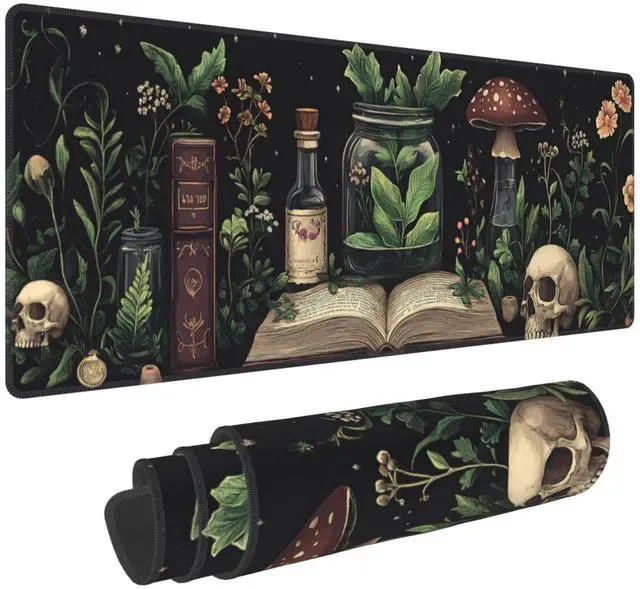 Main image of Dark Academy Desk Mat Large Gaming Mouse Pad Dark Academy Extended Mousepad Big in Laptop Computer Mouse Keyboard Mat for Office Desk Decor 35.5x16 in