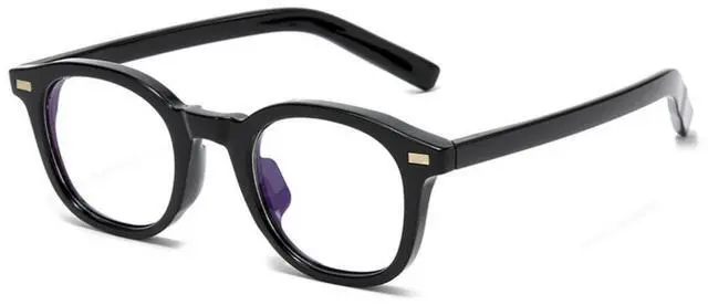 Main image of Blue Light Blocking Reading Glasses for Women Men Stylish Retro Square Premium Readers Reduce Eye Strain Comfortable (Black, 0, x)