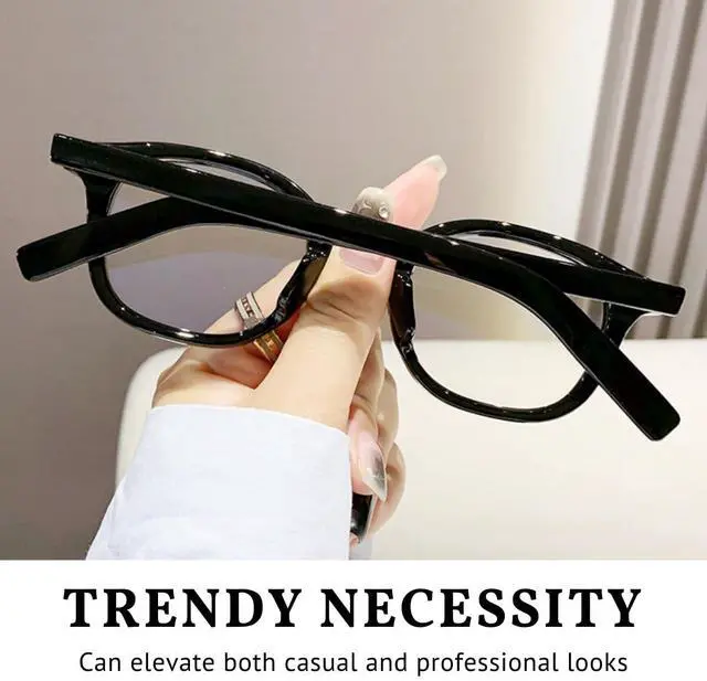 Alt view image 3 of 5 - Blue Light Blocking Reading Glasses for Women Men Stylish Retro Square Premium Readers Reduce Eye Strain Comfortable (Black, 0, x)