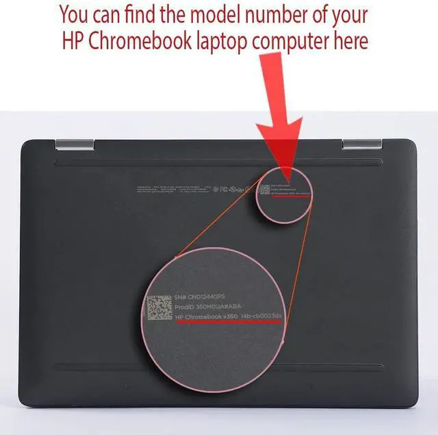 Alt view image 3 of 5 - mCover Case Compatible for 2021~2022 14" HP Chromebook X360 14b-CB0000 Series Laptop Computers ONLY (NOT Fitting Any Other HP Models) - Black