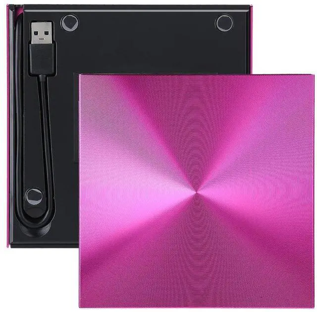 Alt view image 2 of 5 - Cuifati DVD CD Writer,USB 3.0 External Reader Player Record Driver,HighQuality Aluminum Alloy DVD CD Writer,Plug and Play Slim External DVD for PC Laptop Desktop()