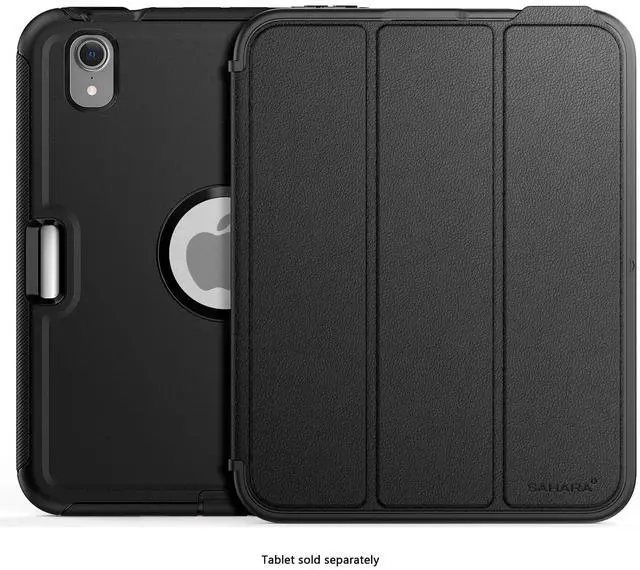 Alt view image 2 of 5 - Sahara - Raider Series Heavy Duty Folio Case for iPad Mini (A17 Pro) 2024, Scorpion Black, (TB00451)