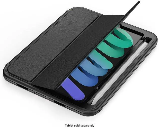 Alt view image 4 of 5 - Sahara - Raider Series Heavy Duty Folio Case for iPad Mini (A17 Pro) 2024, Scorpion Black, (TB00451)