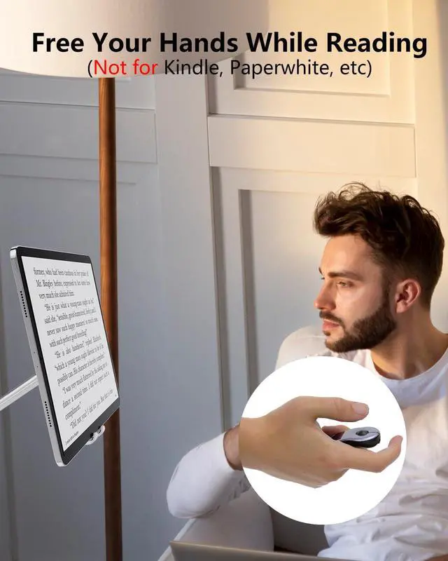 Alt view image 5 of 5 - 3-Link Air Mouse for PC/iOS/Android with Touchpad Rechargeable Wireless Presentation for PPT Pointer Bluetooth 2.4G Remote Control for PowerPoint/Keynote/Tiktok/Camera/Kindle App (Silver)