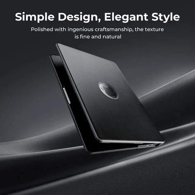 Alt view image 2 of 5 - BlueSwan Case Compatible with MacBook Pro 14 inch, M5/M4/M3/M2/M1 Pro/Max Chip (2021-2025), Slim Protective Shell Cover, Advanced Cooling Ventilation, Business Executive Style, Black