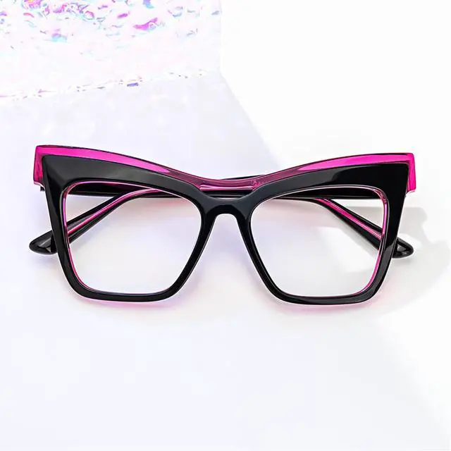 Alt view image 4 of 5 - Zeelool Vintage Cat Eye Blue Light Blocking Glasses for Women Dadoh ZJGA635987-01 Black
