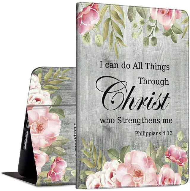 Main image of for All-New Fire HD 10 Tablet Case (13th Generation, 2023 Release Only) 10.1" PU Leather Slim Adjustable Stand Smart Cover with Auto Wake/Sleep for Fire Tablet 10 2023,Bible Verse Philippians 4-13