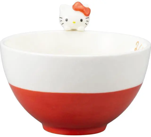Alt view image 3 of 5 - Sanrio Sanrio SAN4212-1 Hello Kitty Rice Bowl with Figure, Miscellaneous Goods, Sanrio Goods, Gift, Present