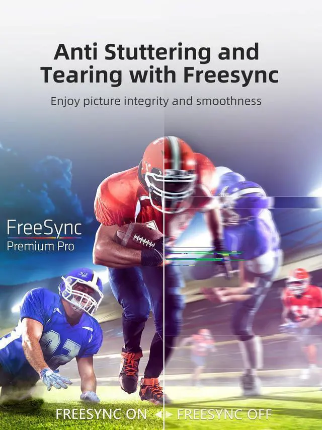 Alt view image 5 of 5 - Portable Monitor 24.5 240Hz, Gaming Monitor with FreeSync, HDR, 0.1ms, 180° Adjustable Kickstand & VESA, USB-C & HDMI, 2000:1 Contrast, 400Nits IPS Large Travel Second Screen for Laptop, Game Console