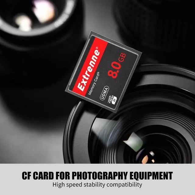 Alt view image 2 of 5 - Memory Card 8.0GB, UDMA 7 High Speed up to 600X CF Card for DSLR Camera, Digital Camera, Video Recording, Videographe