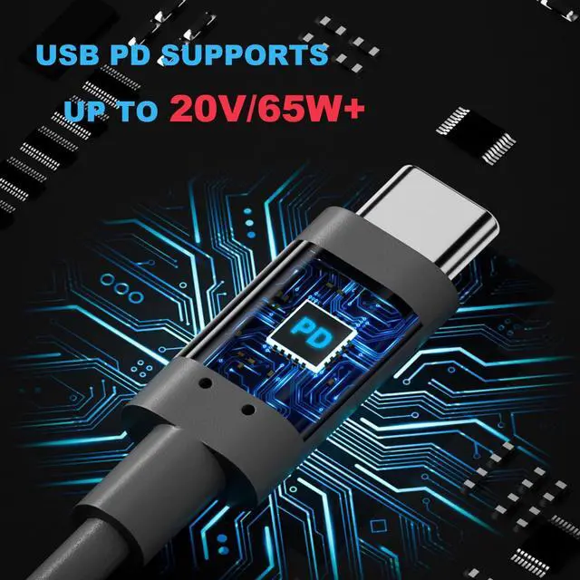 Alt view image 4 of 5 - Zatelitount 3 in 1 Starlink Mini Cable 16.4FT/ 5M, 100W+ USB C 12-24V Cigarette Lighter Plug and DC Male Power Cable Cord for Starlink Mini Power (3IN1, 16.4FT)