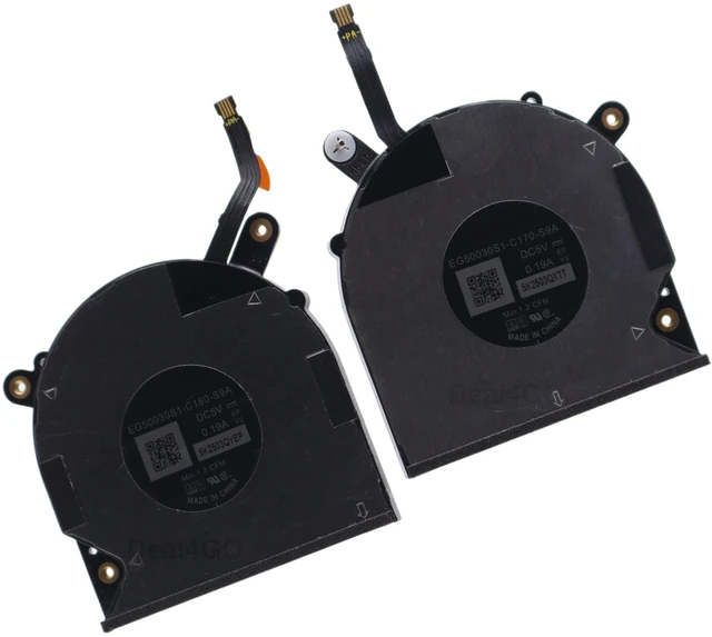 Main image of Deal4GO CPU GPU Graphics Cooling Fan kit VDFK8 0VDFK8 Replacement for Dell XPS 13 7390 9310 2-in-1 P103G