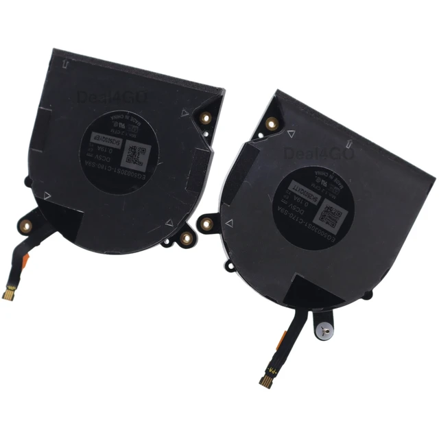 Alt view image 5 of 5 - Deal4GO CPU GPU Graphics Cooling Fan kit VDFK8 0VDFK8 Replacement for Dell XPS 13 7390 9310 2-in-1 P103G
