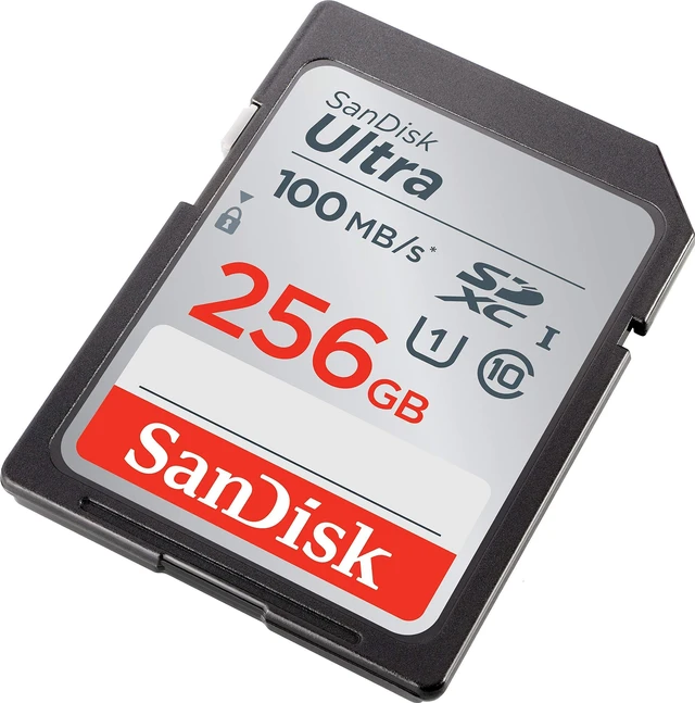 Alt view image 3 of 5 - SanDisk 256GB Ultra SDXC UHS-I Memory Card - 100MB/s, C10, U1, Full HD, SD Card - SDSDUNR-256G-GN6IN