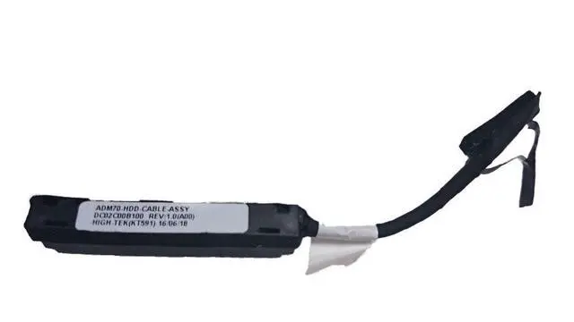 Alt view image 3 of 3 - HDD SSD SATA Hard Drive Connector for Dell Latitude E5470 HDD Cable Connector 80RK8 & Caddy Bracket 4JMFP