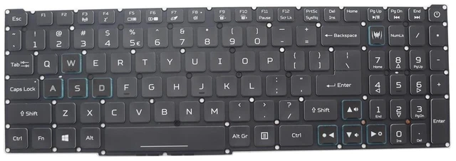 Main image of New Replacement Keyboard For Acer Predator Helios 300 PH315-54 PH315-55 PH317-56 Nitro 5 N22C1 AN515-55 AN515-56 AN515-57 AN515-58 AN515-45 AN515-46 AN517-53 AN517-54 AN517-41 Keyboard RGB Backlit