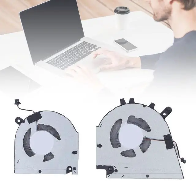 Alt view image 4 of 5 - Sanpyl Laptop Cooling Fan for 15 7510 16 7610 Laptop, CPU GPU Cooling Fan, 4 Pin Power Connector Notebook Internal Cooling Fan (CPU GPU), Sanpylcr7p1yq8ke-13