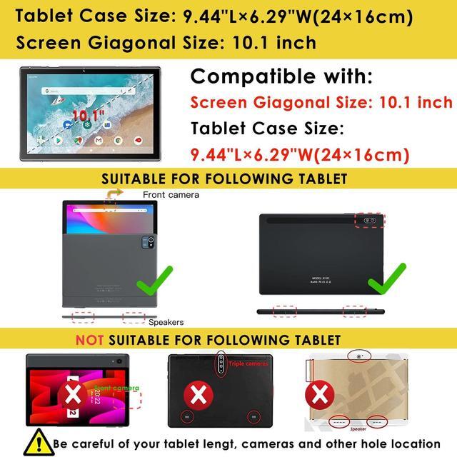 Cover Per Tablet Moderness MB1001 10.1 Pollici: Custodia In Silicone TPU Con Supporto, Compatibile Okaysea HAPPYBE Freeski, Verde