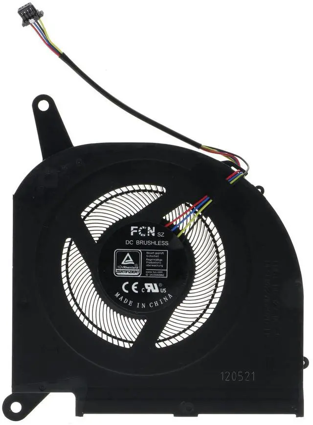 Alt view image 5 of 5 - Replacement CPU+GPU Cooling Fan for Gigabyte Aorus 15G 15P 17G XB XC XD AERO 15 OLED XB XD RP75SA Aero 17 XA HDR XB WA FNGS FNGT DFSCK22D05883Q (9.9mm Thickness)