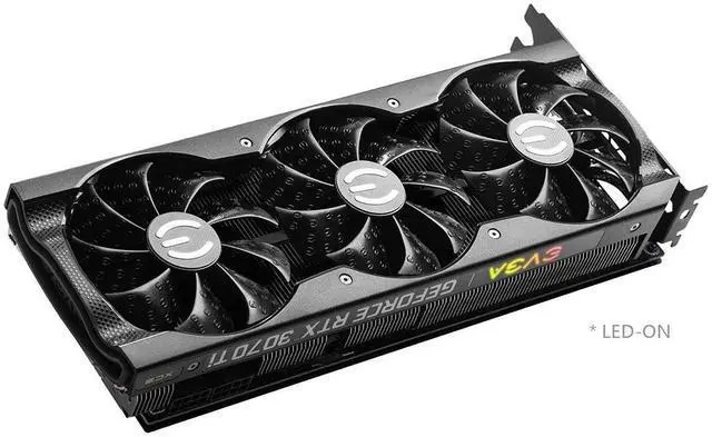 Alt view image 3 of 5 - EVGA GeForce RTX 3070 Ti XC3 Ultra Gaming, 08G-P5-3785-KL, 8GB GDDR6X, iCX3 Cooling, ARGB LED, Metal Backplate